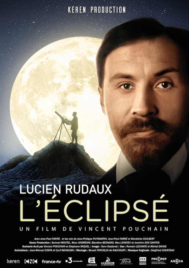 affiche Lucien Rudaux, l’éclipsé