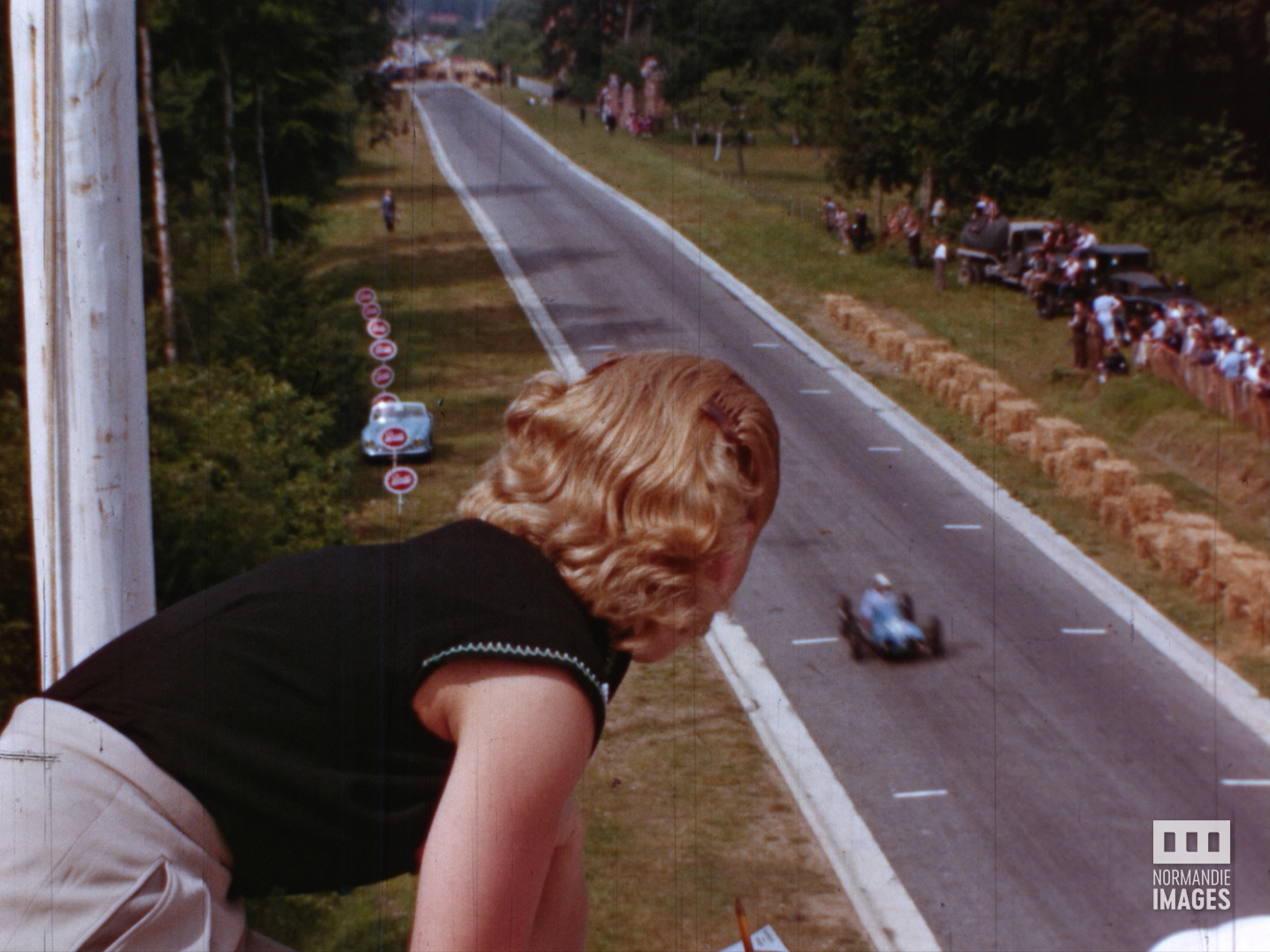 Circuit des Essarts, Guy Robert, 1952 © Normandie Images