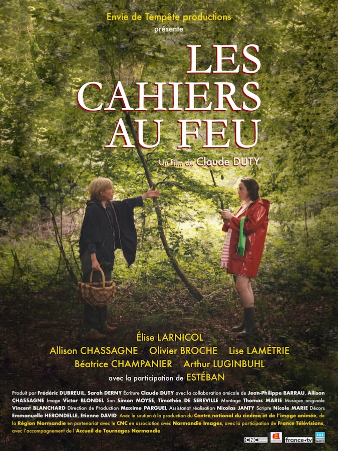 Les cahiers au feu © Claude Duty