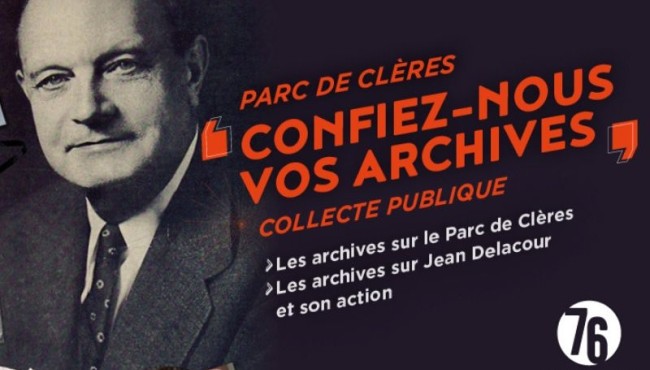 Collecte d’archives au Parc animalier et botanique de Clères