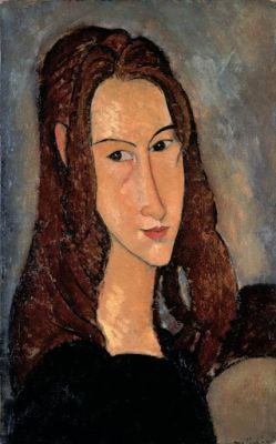 Portrait de la jeune fille rousse Jeanne Hébuterne, Amadeo Modigliani, 1918, huile sur toile.