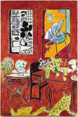 Grand intérieur rouge (1948)  Matisse