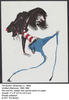 40 un dessin de Tim Burton datant de 1980