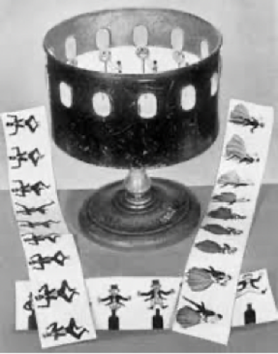 Le zootrope est un jouet optique inventé en 1834 par William George Horner et Simon Stampfer