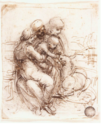 Léonard de Vinci vierge à l’enfant